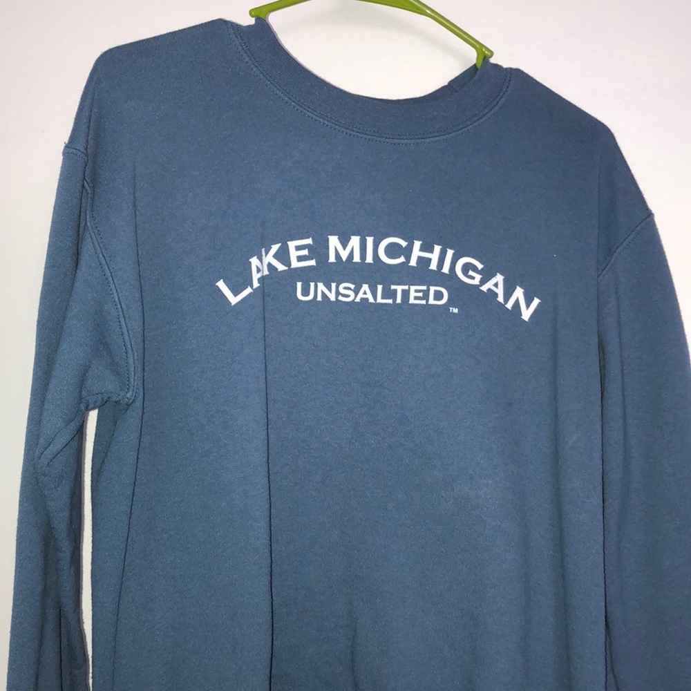 Lake Michigan unsalted crewneck sweatshirt
